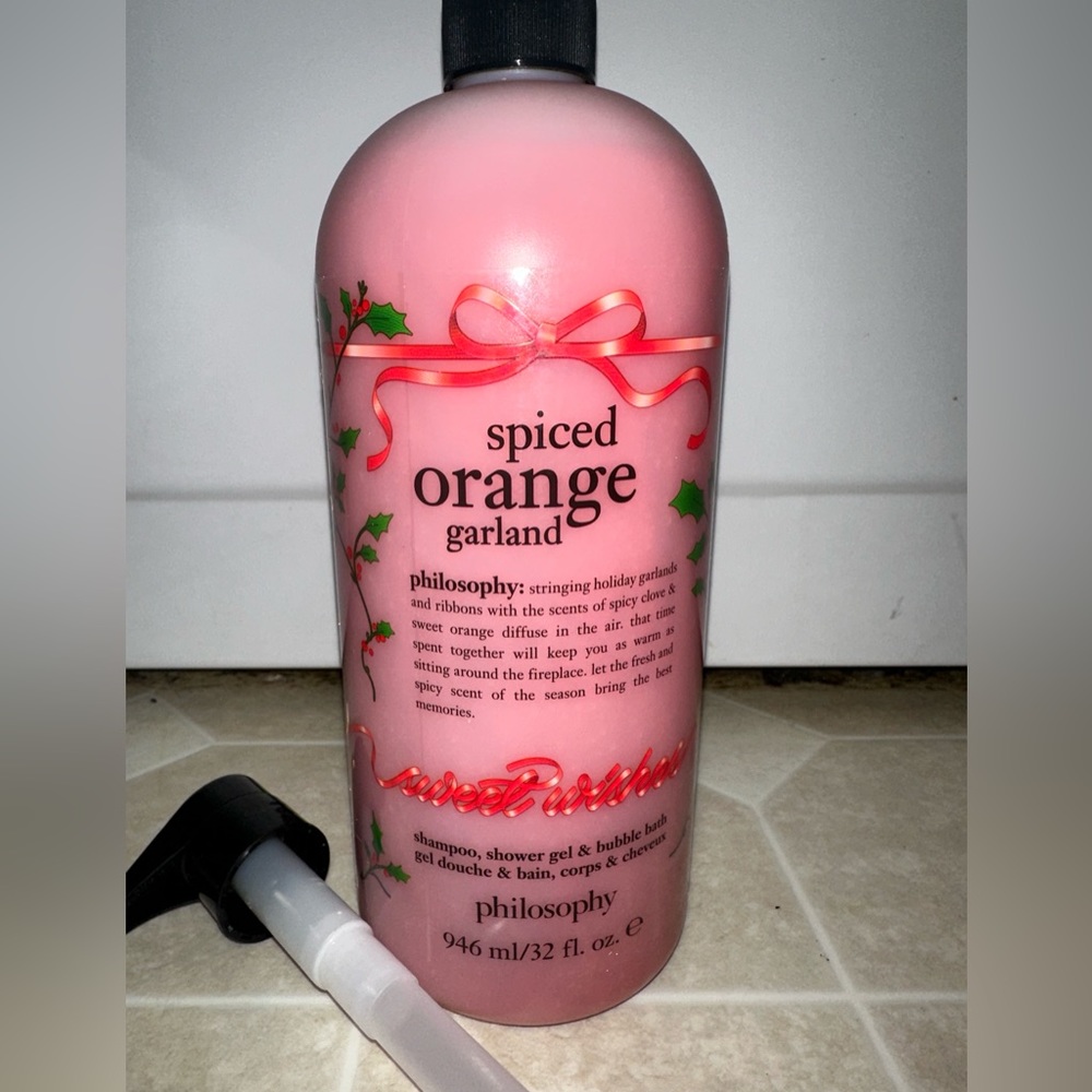 Philosophy, Spice orange garland, shampoo/shower gel/bubble bath, 32 fl. Oz.